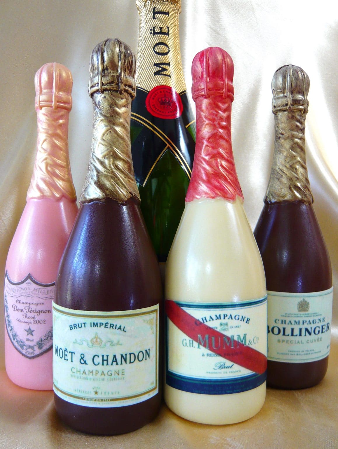 Chocolate Champagne Bottle With Personalised Edible Label Buy Britain
