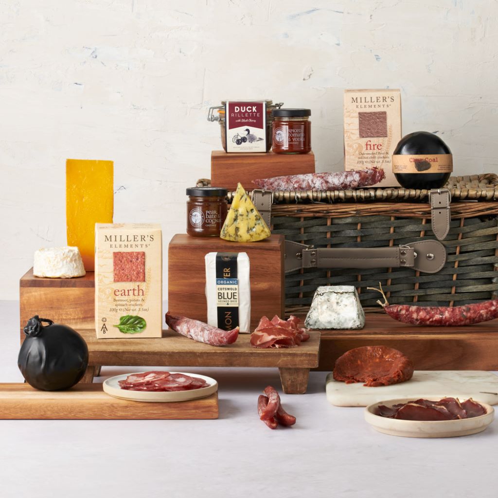 Cheese & Charcuterie Hamper Gift Set Extra Large Buy Britain