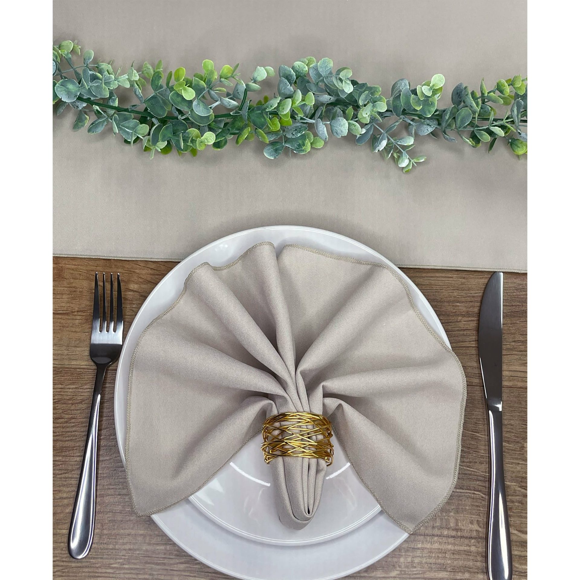 Stone Table Runner and Napkins Set Buy Britain